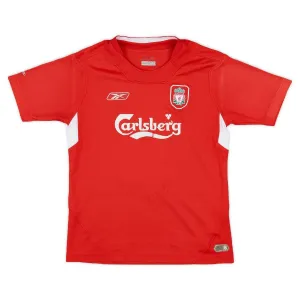 Liverpool 2004 2006 Retro Home Jersey - Red