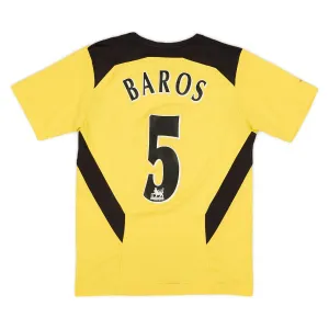 Liverpool BAROS 2004 2006 Maillot extérieur rétro - Jaune