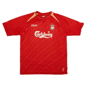 Liverpool 2005/06 Retro Home Jersey - Red