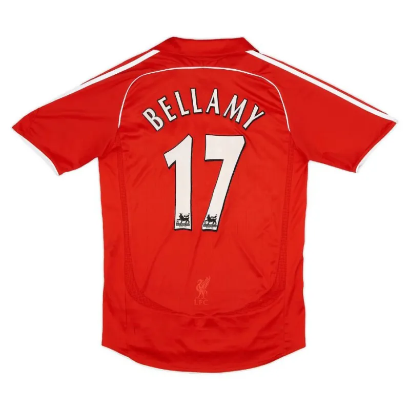 Liverpool BELLAMY 2006 2008 Camiseta retro local - Roja