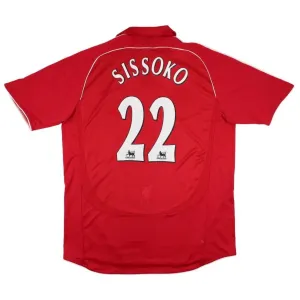 Liverpool SISSOKO 2006 2008 Maillot domicile rétro - Rouge