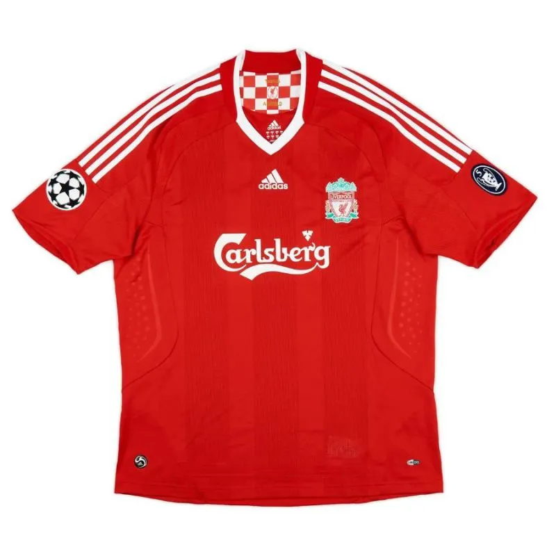 Liverpool ALONSO 2008 2010 Retro-Heimtrikot - Rot