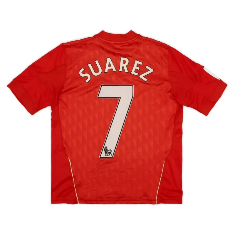 Liverpool SUAREZ 2010 2012 Retro-Heimtrikot - Rot