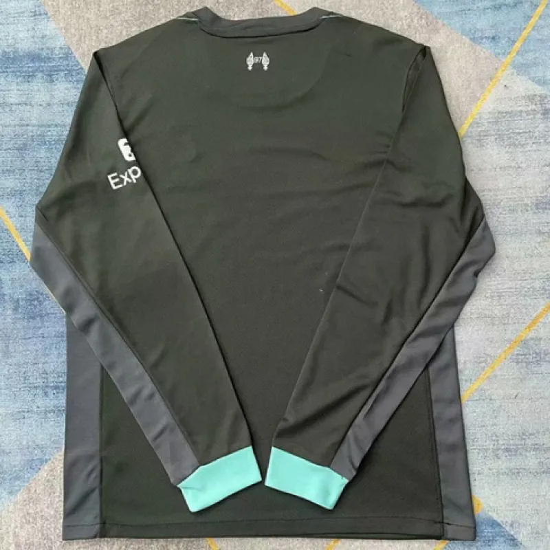 Maillot long - manches d'extérieur de Liverpool 2024/25 - Vert forêt