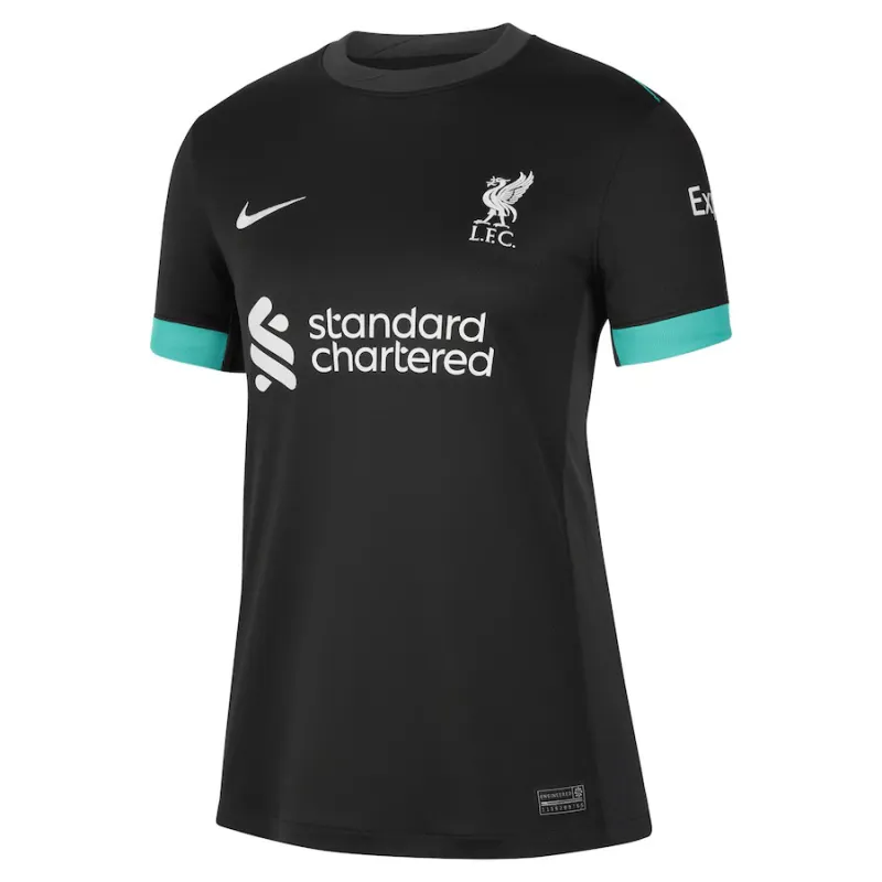 Liverpool 2024/25 Auswärts-Frauen-Trikot - Schwarz