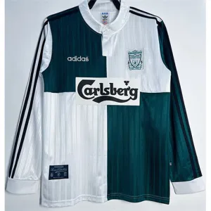 Liverpool 1995/96 Away Retro Long Sleeve Jersey - White