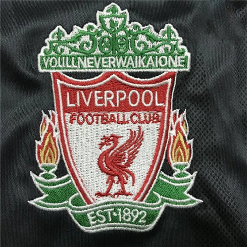 Maillot rétro extérieur de Liverpool 2009/10 - Noir