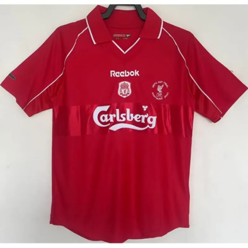 Liverpool 2000/01 Retro Home Football Jersey - Red
