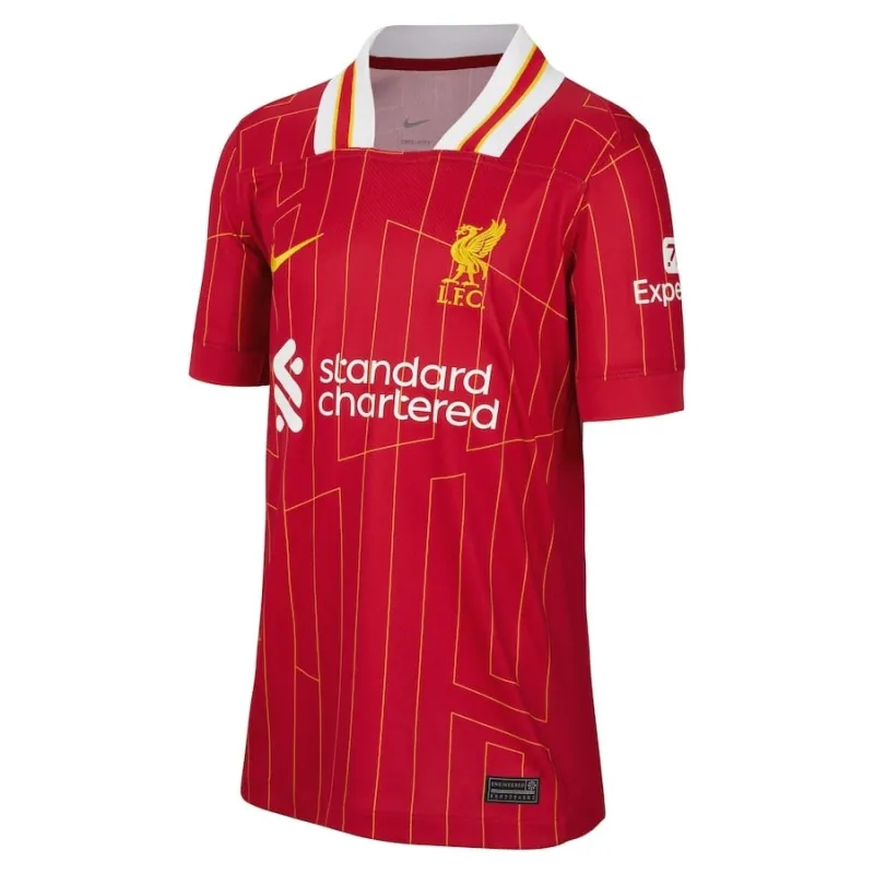 Maglia home per bambini di Liverpool 2024/25 di Salah - Rosso