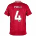 Virgil's Liverpool 2024/25 Home Kids' Jersey Set - Red