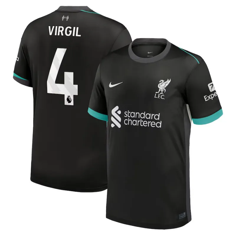 Virgils Liverpool 2024/25 Auswärts - Trikot - Waldgrün