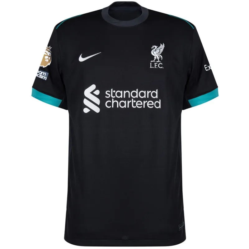 Liverpool 2024/25 Championship Trophy Away Kids' Jersey - Forest Green