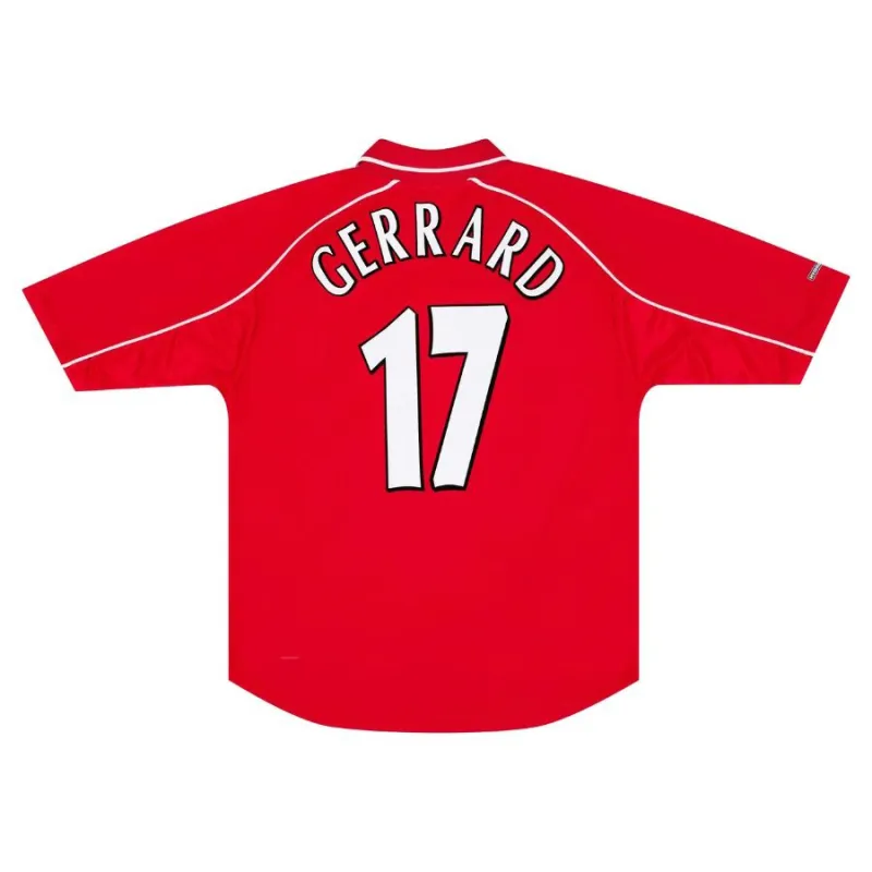 Steven Gerrard Liverpool 2000/02 Retro Heimtrikot - Rot