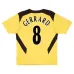 Camiseta de visita retro de Steven Gerrard Liverpool 2004-06 - Amarillo