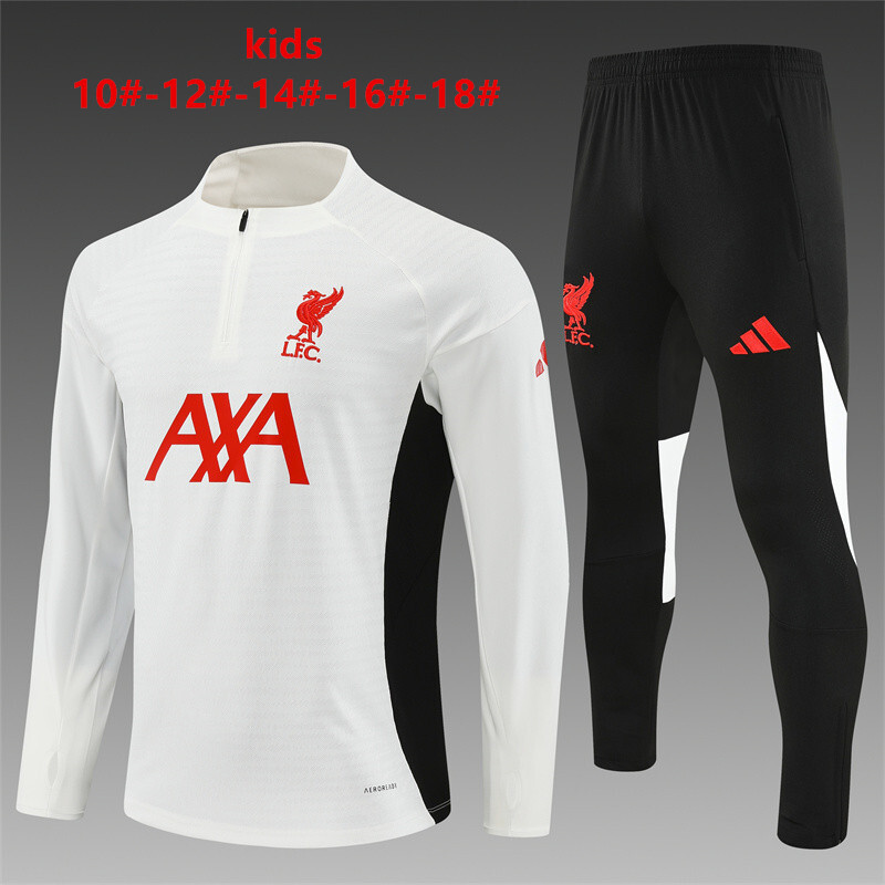 Liverpool 2025/26 Kids Sports Set White
