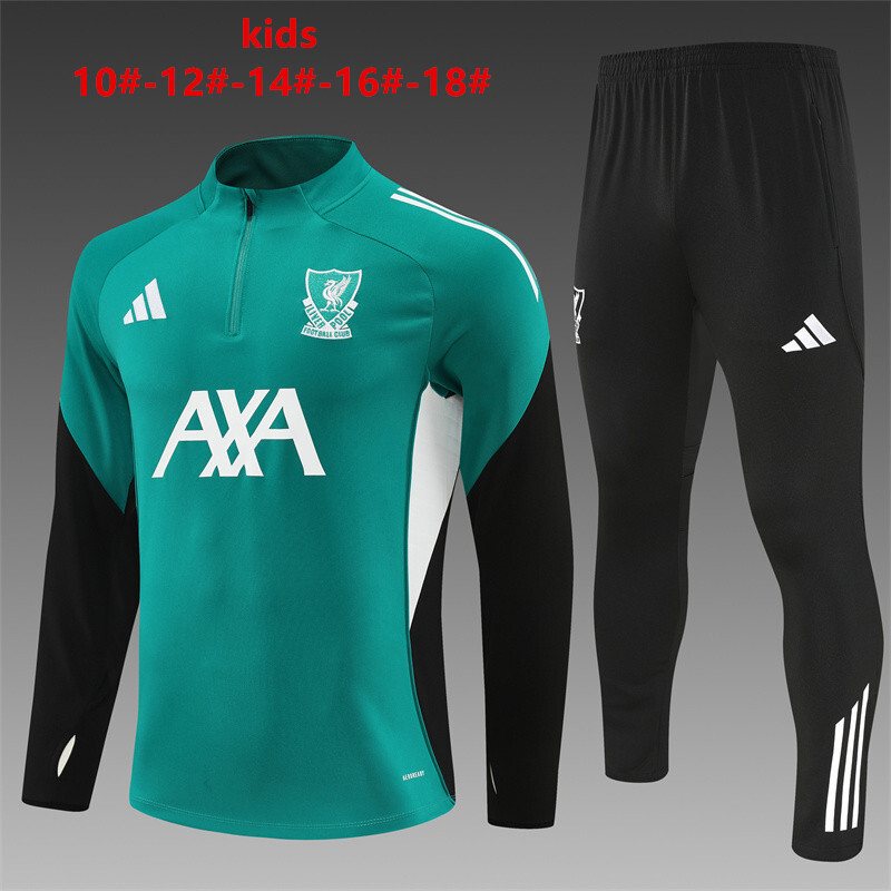 Liverpool 2025/26 Conjunto Deportivo Infantil Verde