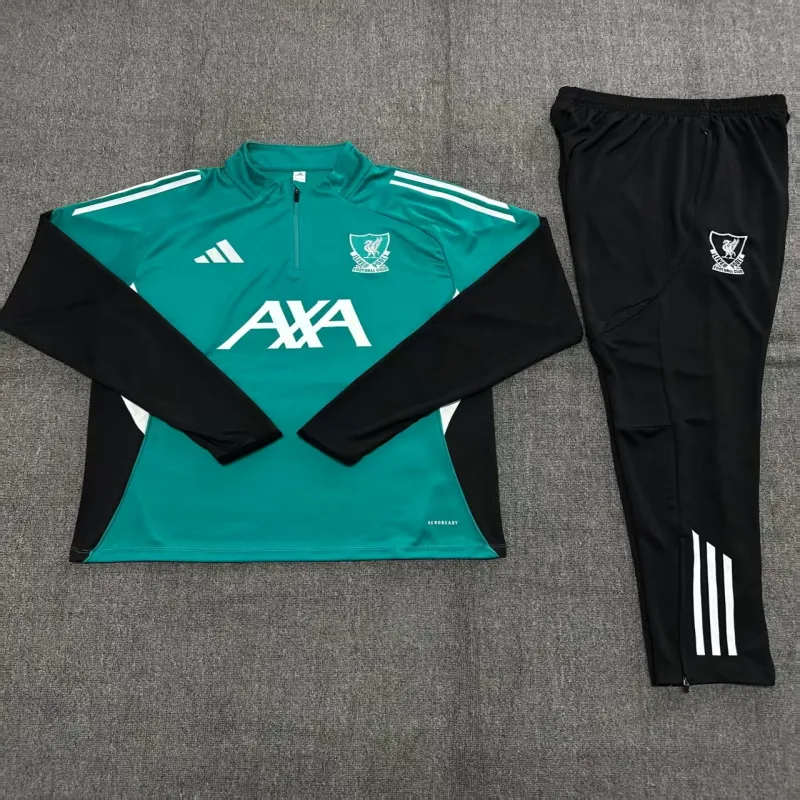 Liverpool 2025/26 Conjunto Deportivo Infantil Verde