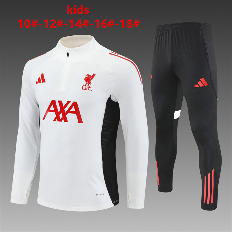 Liverpool 2025/26 Kids Sports Set White