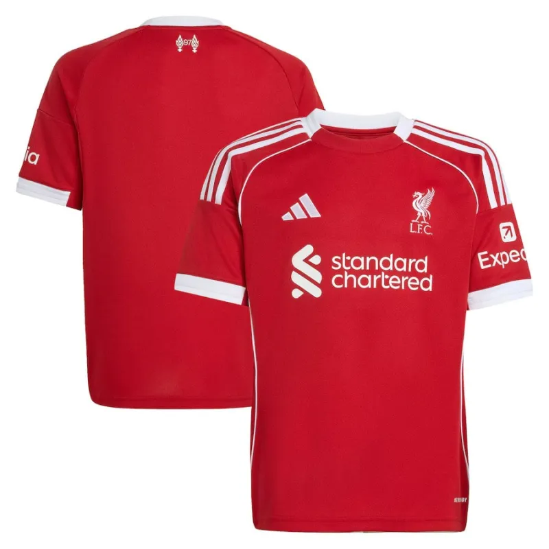 Liverpool 2025/26 Kinder-Heimtrikot - Rot