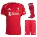 Liverpool 2025/26 Conjunto de camiseta de casa para niños - Rojo