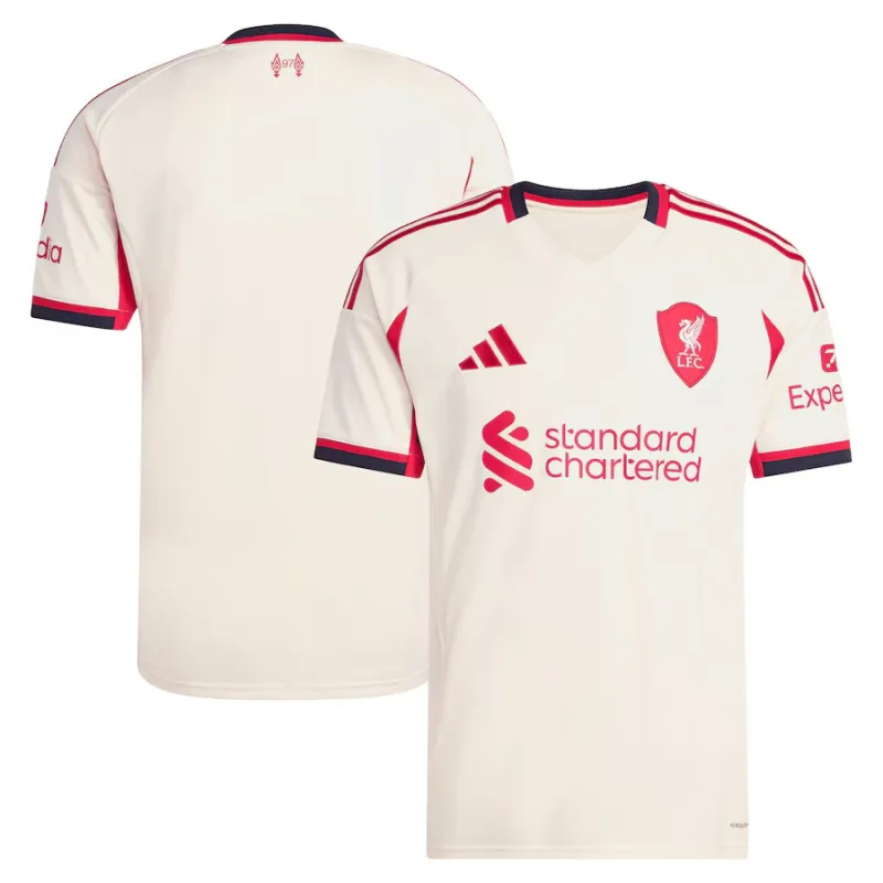 Camiseta visitante Liverpool 2025/26