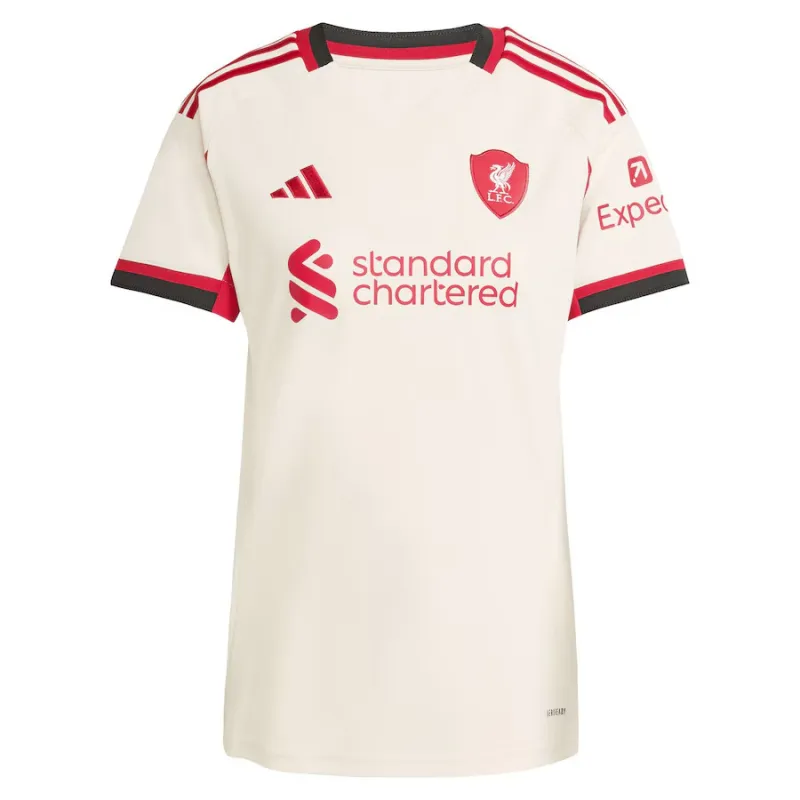 Liverpool 2025/26 Camiseta de fuera femenina 2025/26 - Blanca