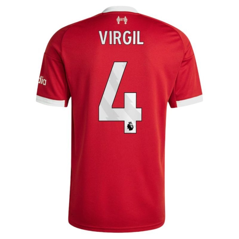 Liverpool VIRGIL 2025/26 Heimtrikot - Rot