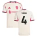 Liverpool VIRGIL 2025/26 Away Jersey - White