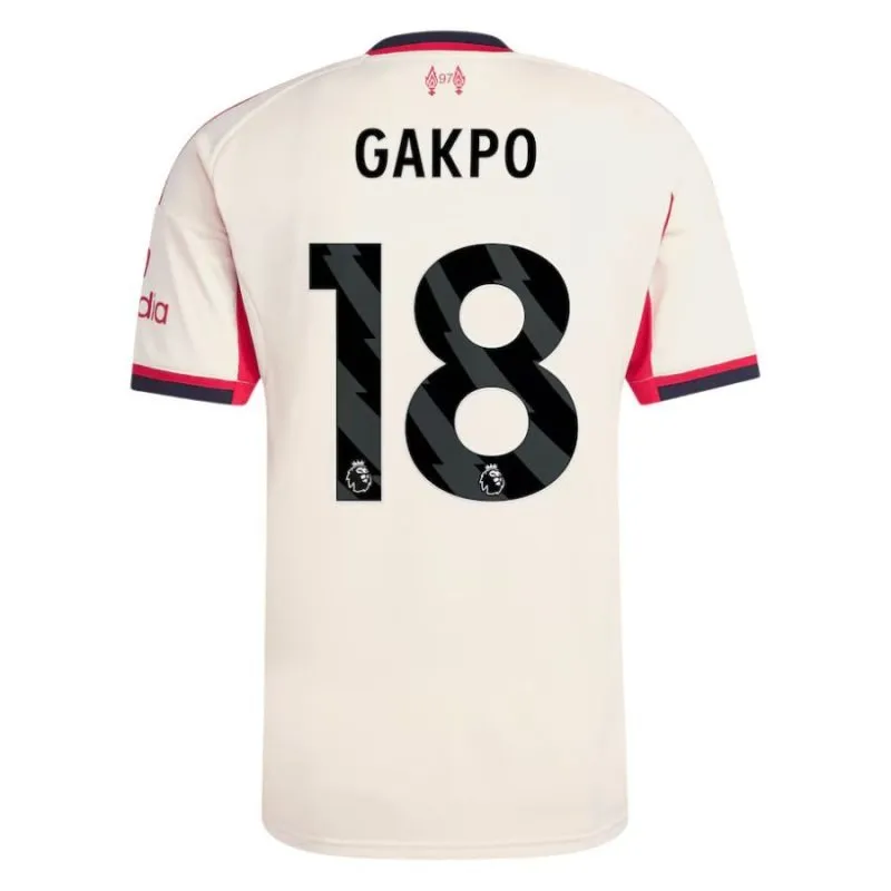 Liverpool GAKPO 2025/26 Away Jersey - White