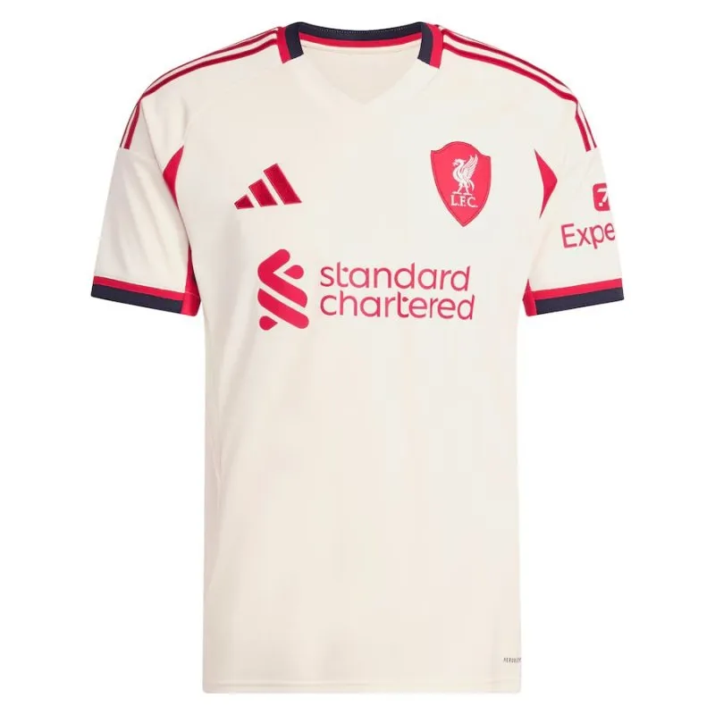 Liverpool GAKPO 2025/26 Ensemble de maillot extérieur pour enfants - Blanc
