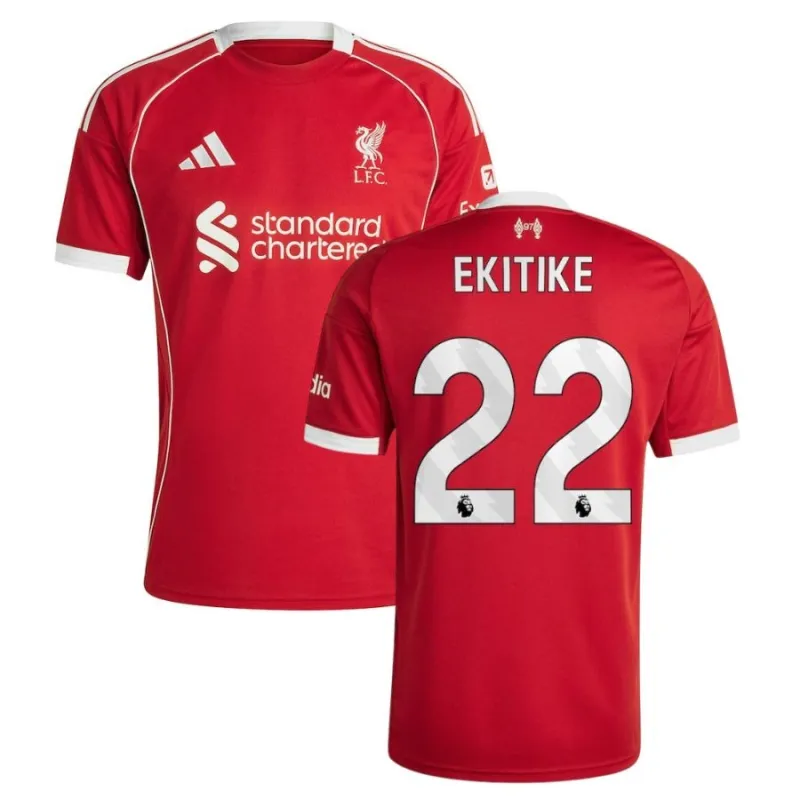 Liverpool EKITIKE 2025/26 Home Jersey - Red