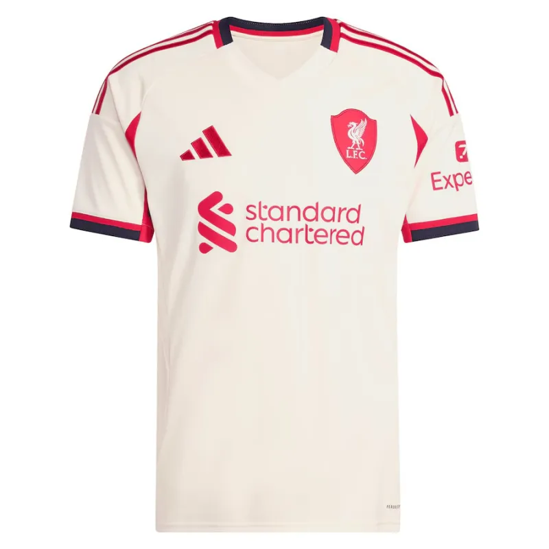 Liverpool EKITIKE 2025/26 Away Jersey - White