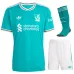 Liverpool 2025/26 Third Kids' Kit Jersey - Green
