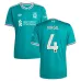 Liverpool VIRGIL 2025/26 Third Kit - Green