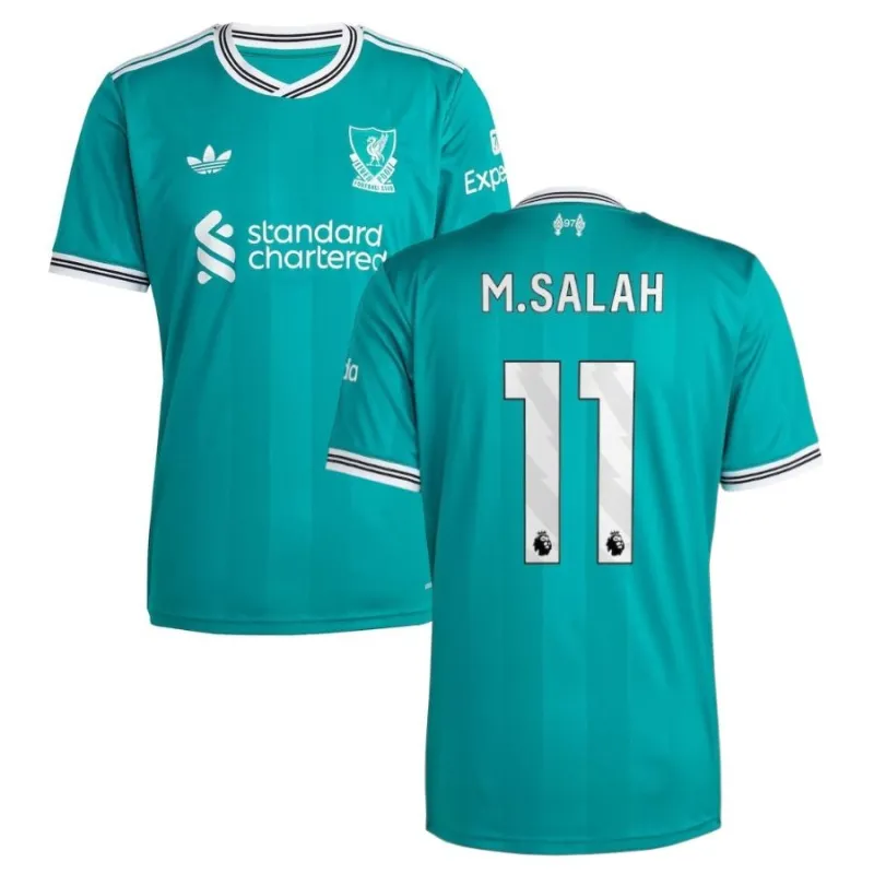 Liverpool M.SALAH 2025/26 Third Kit - Green