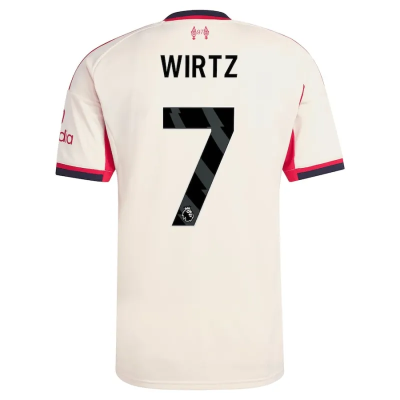 Liverpool WIRTZ 2025/26 Away Kids Kit Set - White