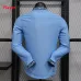 Maglia a maniche lunghe di campo di casa della versione giocatore di Manchester City 2024/25 - Blu