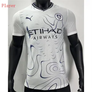 Maillot de la version joueur de l'édition spéciale de Manchester City 2024/25 - Blanc