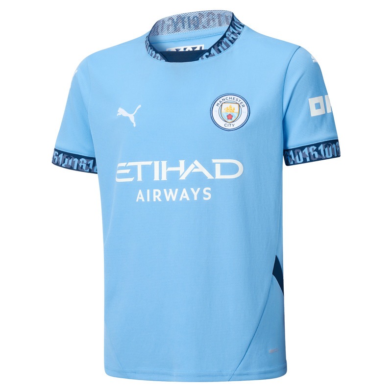 Maillot domicile pour enfants de Manchester City 2024/25 - Bleu