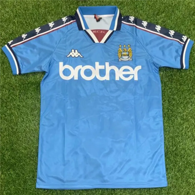 Manchester City 1988/89 Retro Home Jersey - Blue
