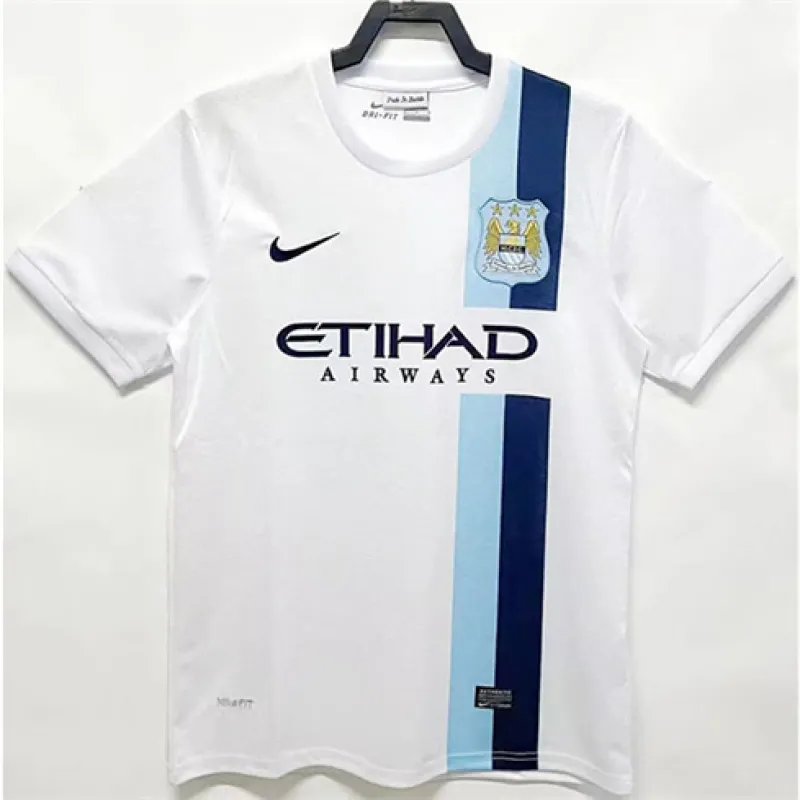 Terza maglia retrò di Manchester City 2013/14 - Bianca