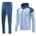 Giubbotto sportivo con cappuccio di Manchester City 2024/25 - Blu