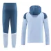 Giubbotto sportivo con cappuccio di Manchester City 2024/25 - Blu