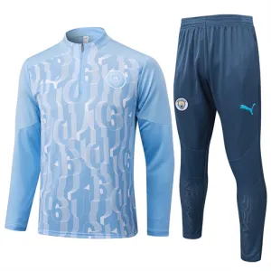 Abbigliamento sportivo per bambini di Manchester City 2024/25 - Blu