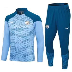 Abbigliamento sportivo per bambini di Manchester City 2024/25 - Blu