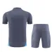 Manchester City 2024/25 Kinder-Trainingsshirt und Shorts - Dunkelgrau