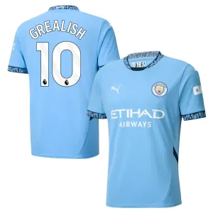 GREALISH maglia di casa di Manchester City 2024/25 - Blu
