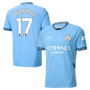 Maglia Manchester City casa 2024/25 DEBRUYNE- Blu