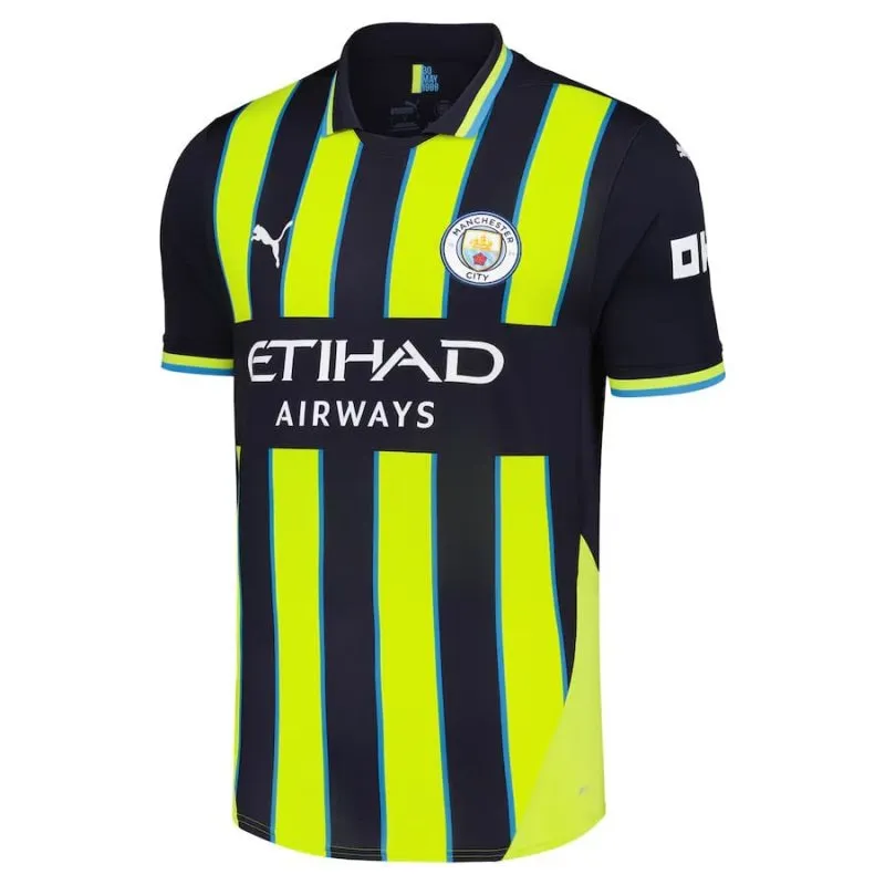 FODEN Manchester City 2024/25 Away Jersey - Black/Green