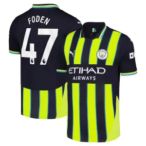 FODEN Maglia di trasferta di Manchester City 2024/25 - Nero/Verde